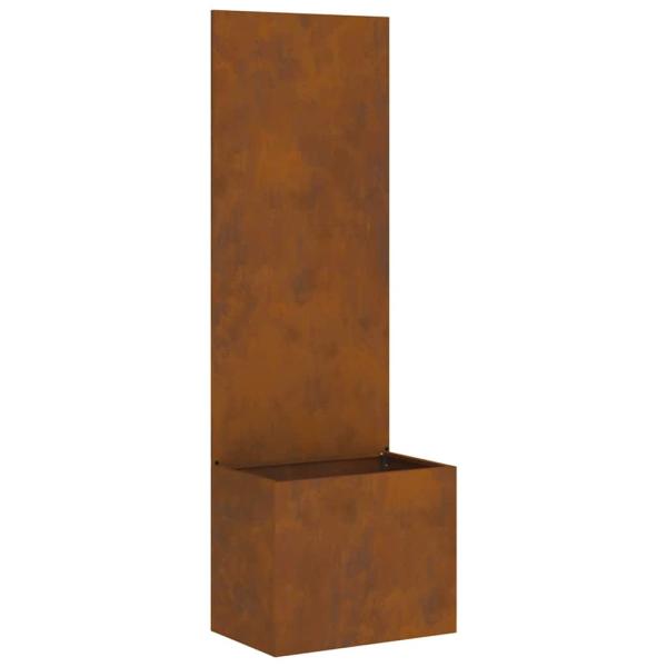 Garten Sichtschutz-Leinwand Rostig 50 x 140 cm