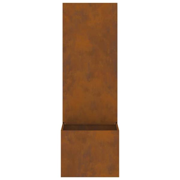 Garten Sichtschutz-Leinwand Rostig 50 x 140 cm