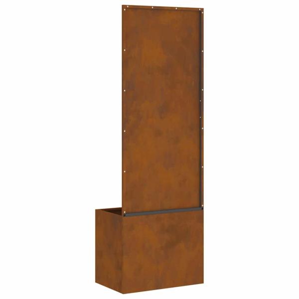 Garten Sichtschutz-Leinwand Rostig 50 x 140 cm