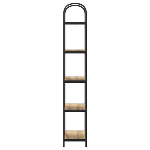 Regal Eiche handwerklich 60 x 30 x 183 cm Holzwerkstoff