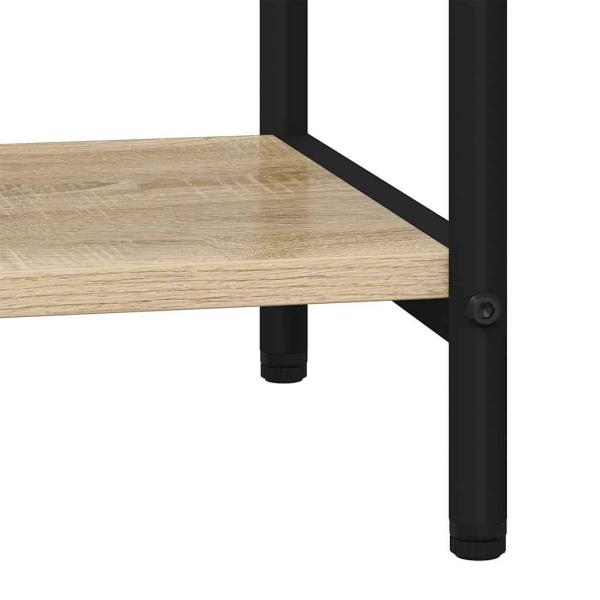 ARDEBO.de - Bücherregal 4 Ebenen 60 x 30 x 146 cm Holzwerkstoff