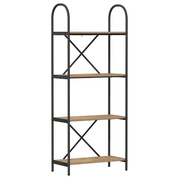 Regal Eiche handwerklich 60 x 30 x 146 cm Holzwerkstoff