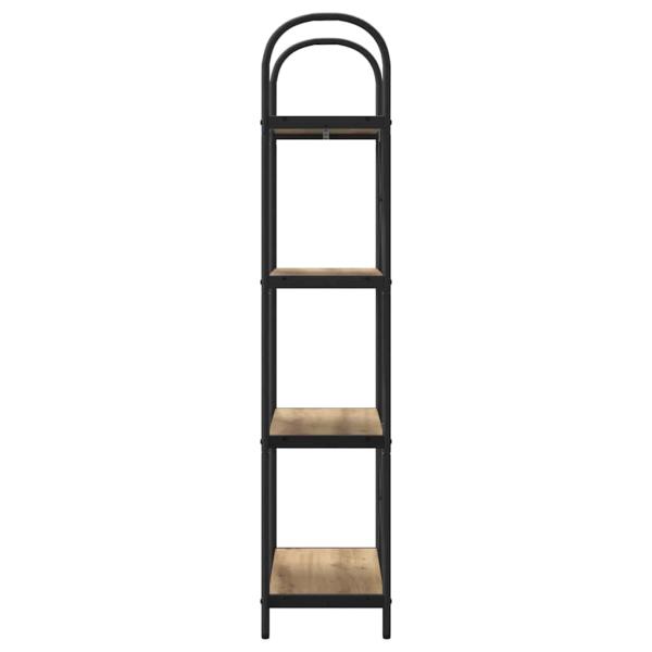 Regal Eiche handwerklich 60 x 30 x 146 cm Holzwerkstoff