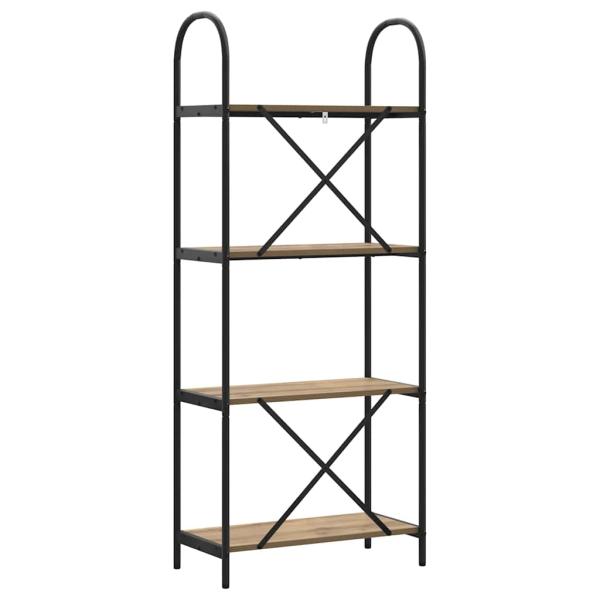 Regal Eiche handwerklich 60 x 30 x 146 cm Holzwerkstoff