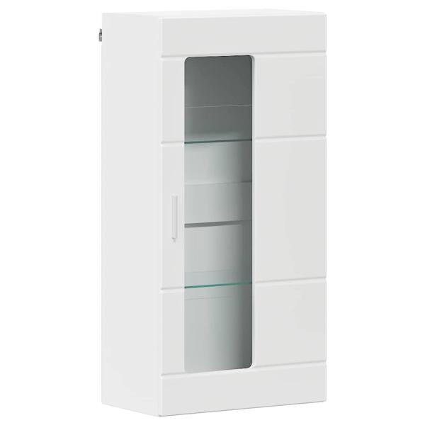 Wandmontierter Schrank Weiß 55 x 29 x 100 cm Holzwerkstoff