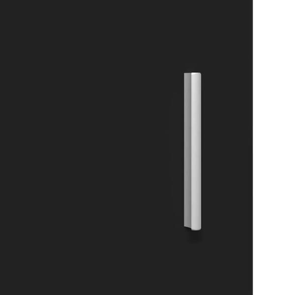 Wandmontierter Schrank Schwarz 55 x 29 x 100 cm Holzwerkstoff