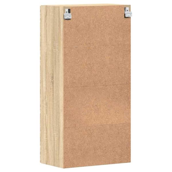 Wandmontierter Schrank mit Regal Sonoma Eiche 55 x 29 x 100 cm