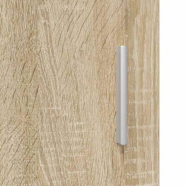 Wandmontierter Schrank mit Regal Sonoma Eiche 55 x 29 x 100 cm