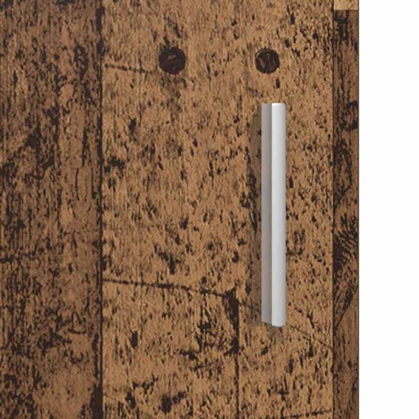 Wandmontierter Schrank Altholz 55 x 29 x 100 cm Holzwerkstoff