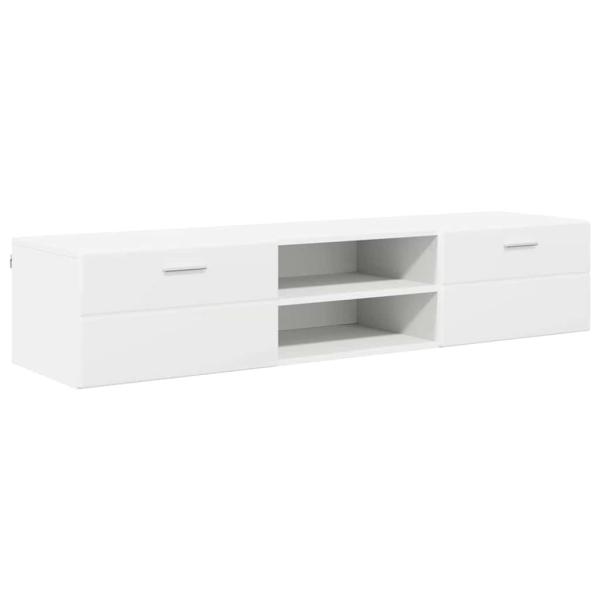 TV-Schränk mit Schubladen Weiß 150 x 39 x 30 cm Holzwerkstoff