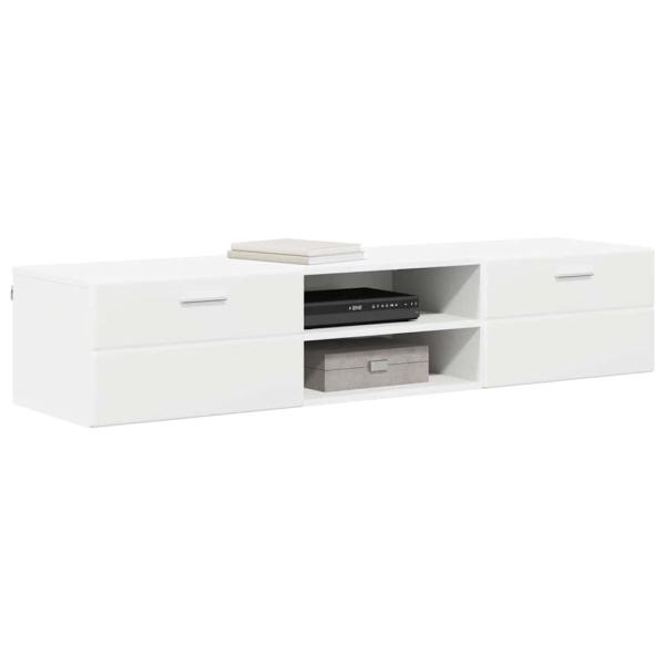 TV-Schränk mit Schubladen Weiß 150 x 39 x 30 cm Holzwerkstoff