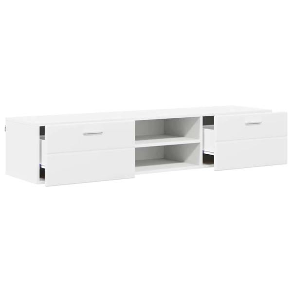 TV-Schränk mit Schubladen Weiß 150 x 39 x 30 cm Holzwerkstoff