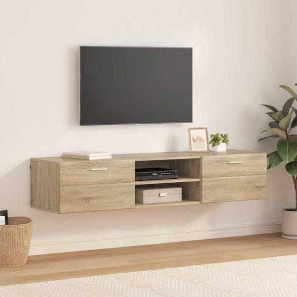 ARDEBO.de - TV-Schränk Sonoma Eiche 150 x 39 x 30 cm Holzwerkstoff