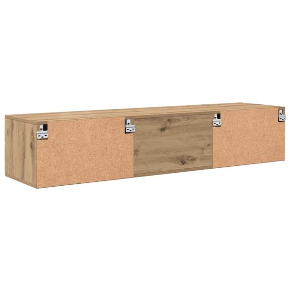 TV-Schränk Eiche handwerklich 150 x 39 x 30 cm Holzwerkstoff