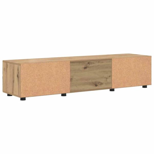 TV-Schränk Eiche handwerklich 150 x 39 x 30 cm Holzwerkstoff