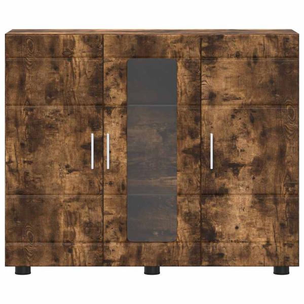 Sideboard mit Tür Räuchereiche 55.5 x 29 x 100 cm Holzwerkstoff
