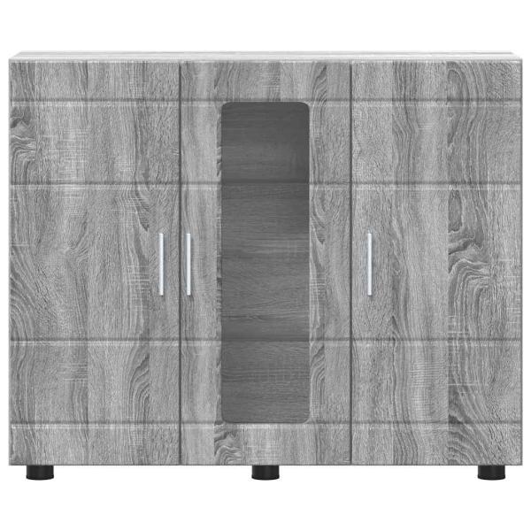 Sideboard mit Tür Grau Sonoma 55.5 x 29 x 100 cm Holzwerkstoff