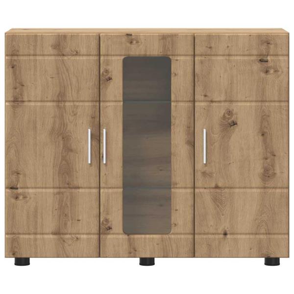 Sideboard Eiche handwerklich 55.5 x 29 x 100 cm Holzwerkstoff