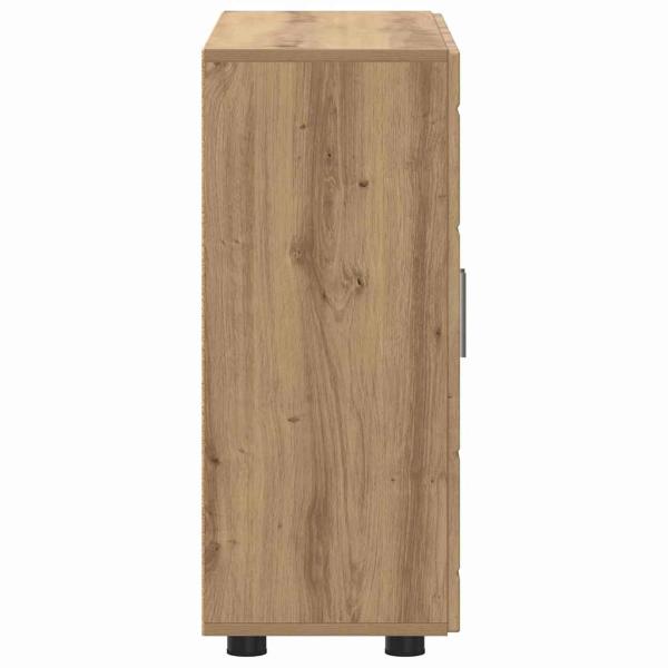 Sideboard Eiche handwerklich 55.5 x 29 x 100 cm Holzwerkstoff