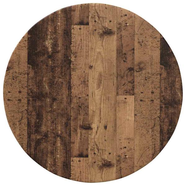 Tischplatte Altholz 60 x 60 x 1.5 cm Holzwerkstoff