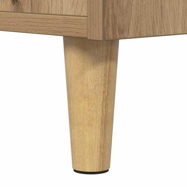 Nachttisch 2 pcs Eiche handwerklich 40 x 35 x 47,5 cm