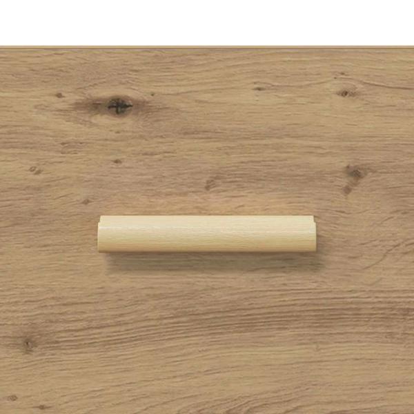 Nachttisch 2 pcs Eiche handwerklich 40 x 35 x 47,5 cm