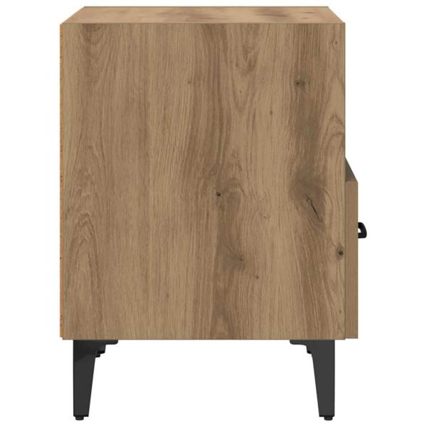 Nachttisch Eiche handwerklich 40 x 35 x 47,5 cm Holzwerkstoff