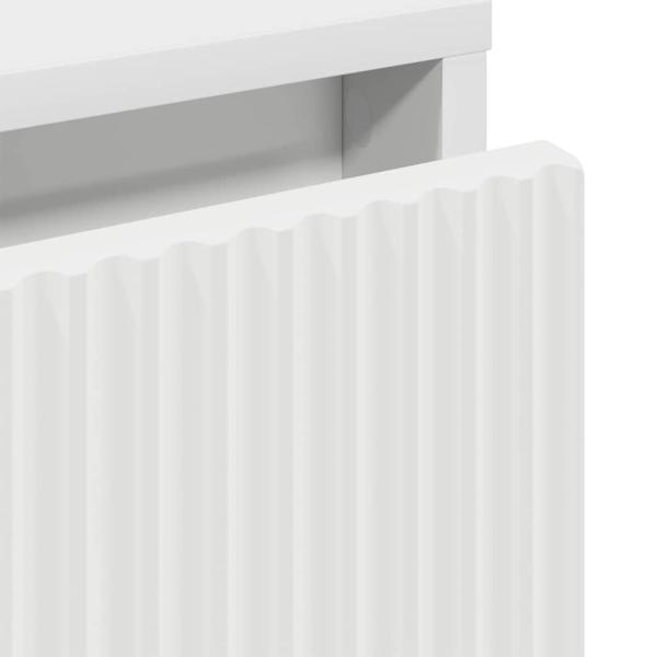 Nachttisch mit Schubladen Weiß 63,5 x 36 x 61 cm Holzwerkstoff