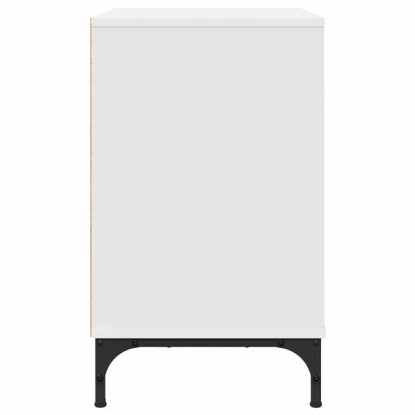 Nachttisch mit Schubladen Weiß 63,5 x 36 x 61 cm Holzwerkstoff