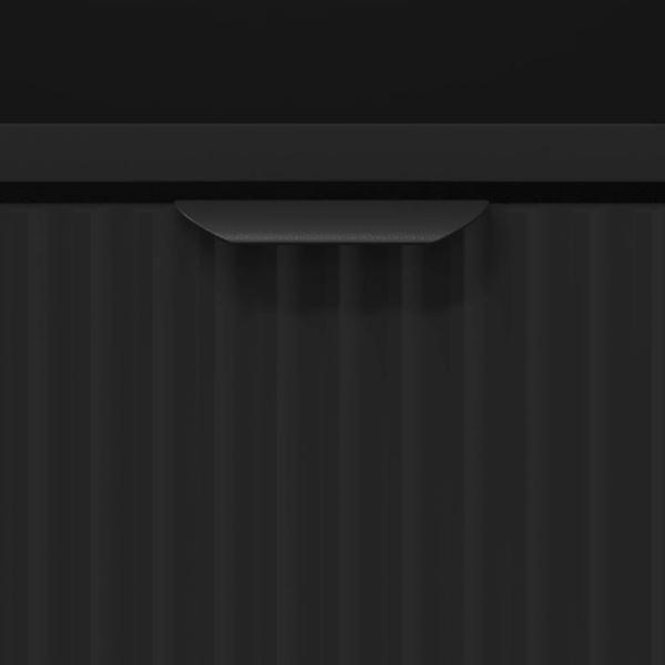 Nachttisch mit Schubladen Schwarz 49 x 36 x 61 cm Holzwerkstoff