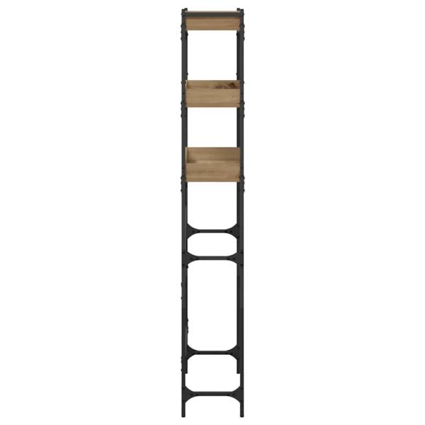 Waschmaschinenregal mit Regal 67 x 25 x 163 cm Holzwerkstoff