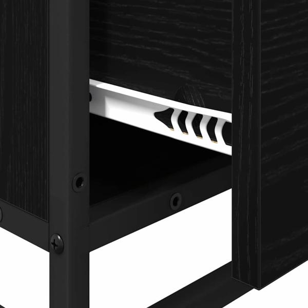 Badezimmer Schrank Schwarze Eiche 35 x 37,5 x 100 cm