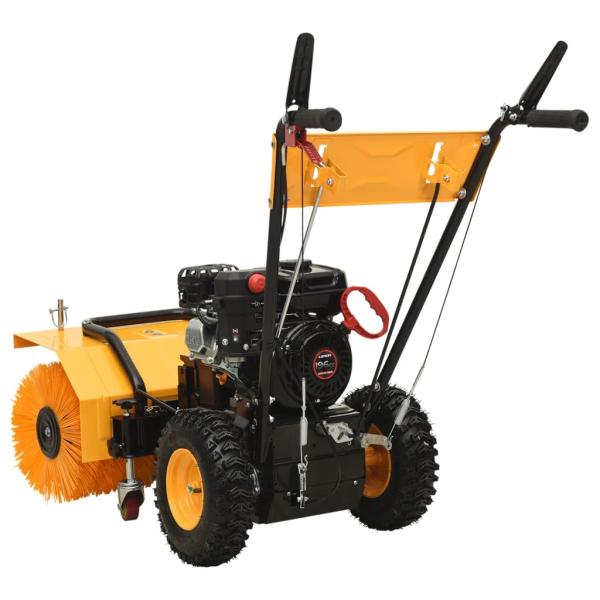 2-in-1 Schneefräse und Kehrmaschine Benzinbetrieben 6,5PS