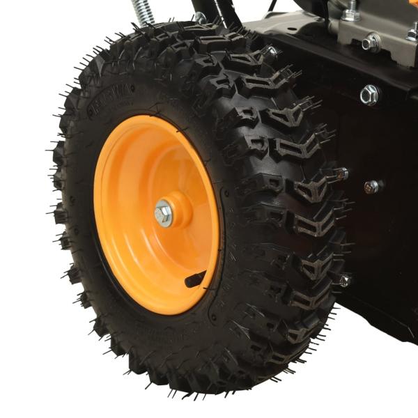 2-in-1 Schneefräse und Kehrmaschine Benzinbetrieben 6,5PS