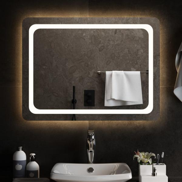 ARDEBO.de - LED-Badspiegel 80x60 cm