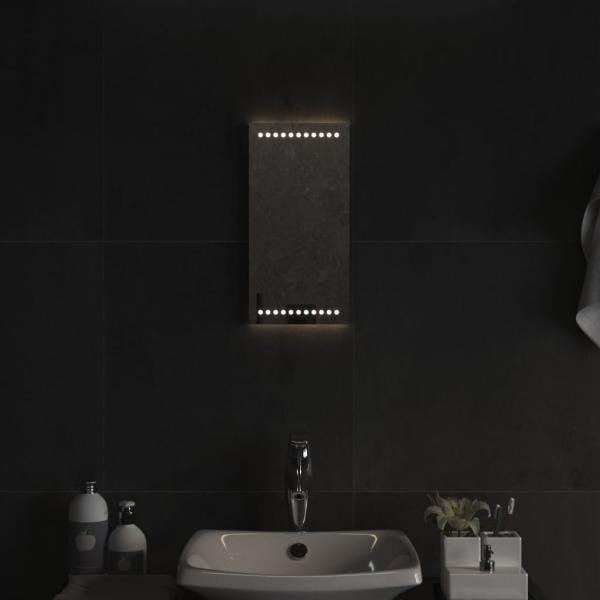 LED-Badspiegel 20x40 cm
