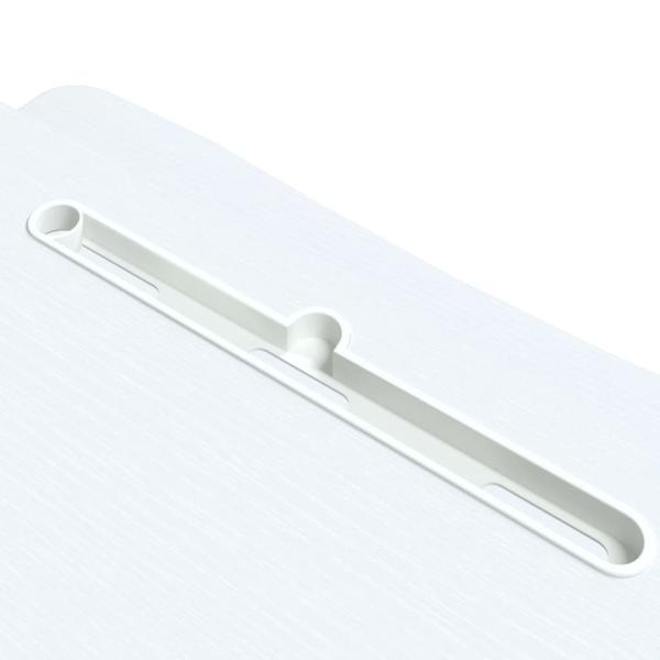 Arbeitsstation Verstellbar 90x40x(13-50) cm Stahl Holzwerkstoff