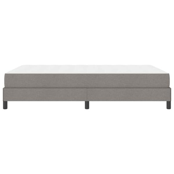Boxspringbett mit Matratze Taupe 140 x 190 cm Stoff