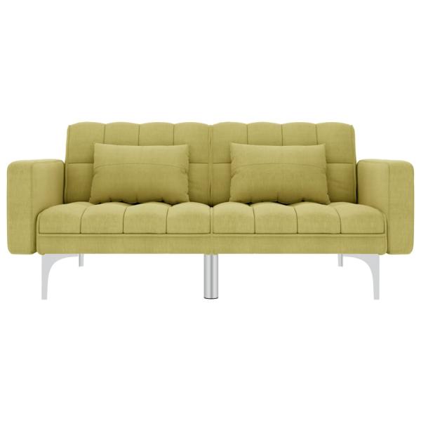 ARDEBO.de - Schlafsofa Grün Stoff