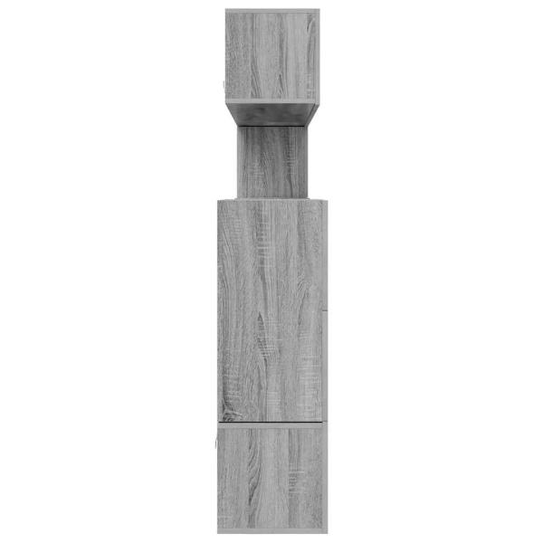 10-tlg. TV-Schrank-Set Grau Sonoma Holzwerkstoff