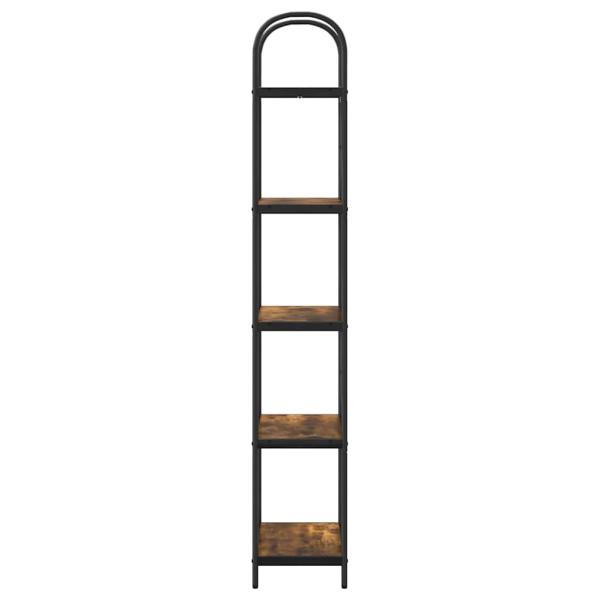 Regal Räuchereiche 60 x 30 x 183 cm Holzwerkstoff