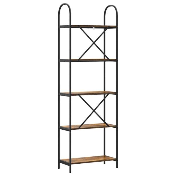 Regal Räuchereiche 60 x 30 x 183 cm Holzwerkstoff