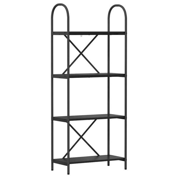 Regal Schwarze Eiche 60 x 30 x 146 cm Holzwerkstoff