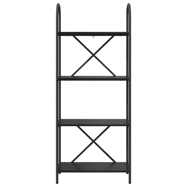 Regal Schwarze Eiche 60 x 30 x 146 cm Holzwerkstoff