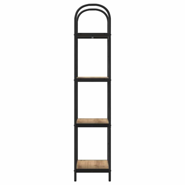 Regal Eiche handwerklich 40 x 30 x 146 cm Holzwerkstoff