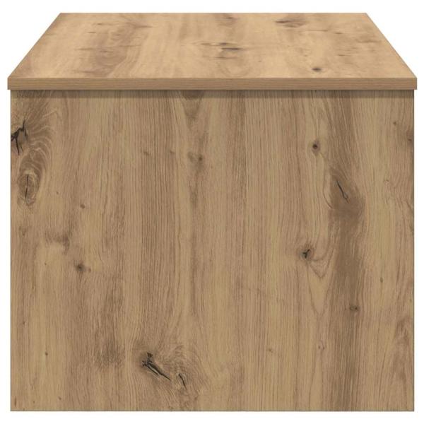 Couchtisch Eiche handwerklich 80 x 50.5 x 41.5 cm Holzwerkstoff