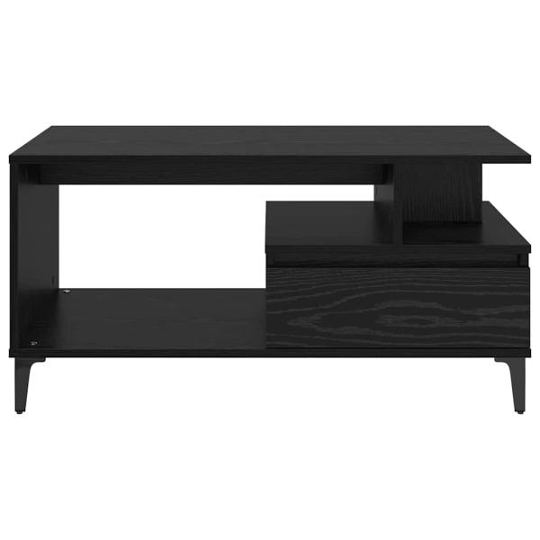 Couchtisch Schwarze Eiche 90 x 49 x 45 cm Holzwerkstoff