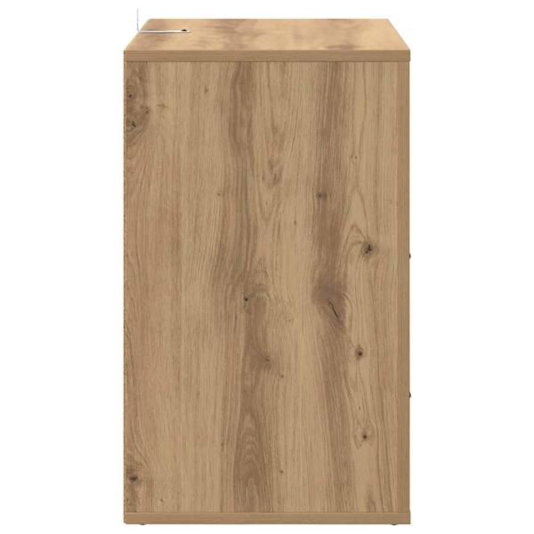 Nachttisch Eiche handwerklich 50 x 36 x 60 cm Holzwerkstoff