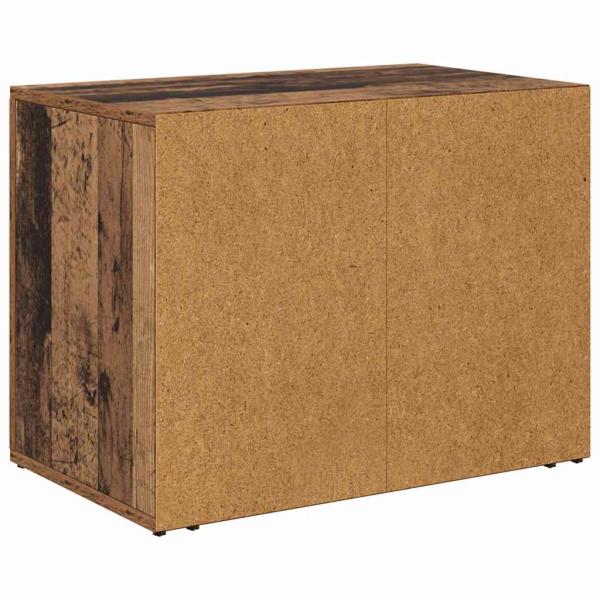 Nachttisch mit Schubladen Altholz 60 x 36 x 45 cm Holzwerkstoff