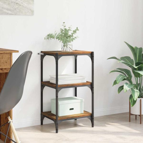 ARDEBO.de - Bücherregal Altholz 40 x 33 x 71 cm Holzwerkstoff